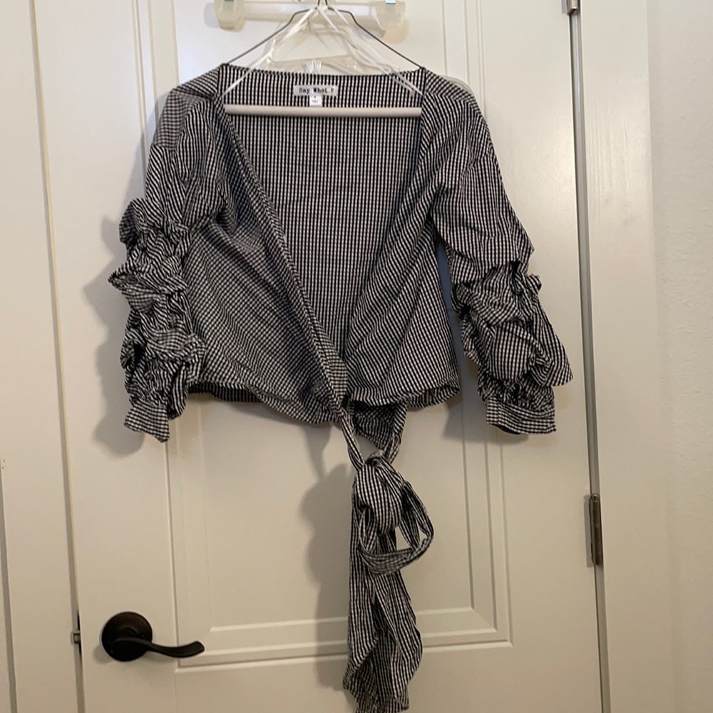 Wrap blouse